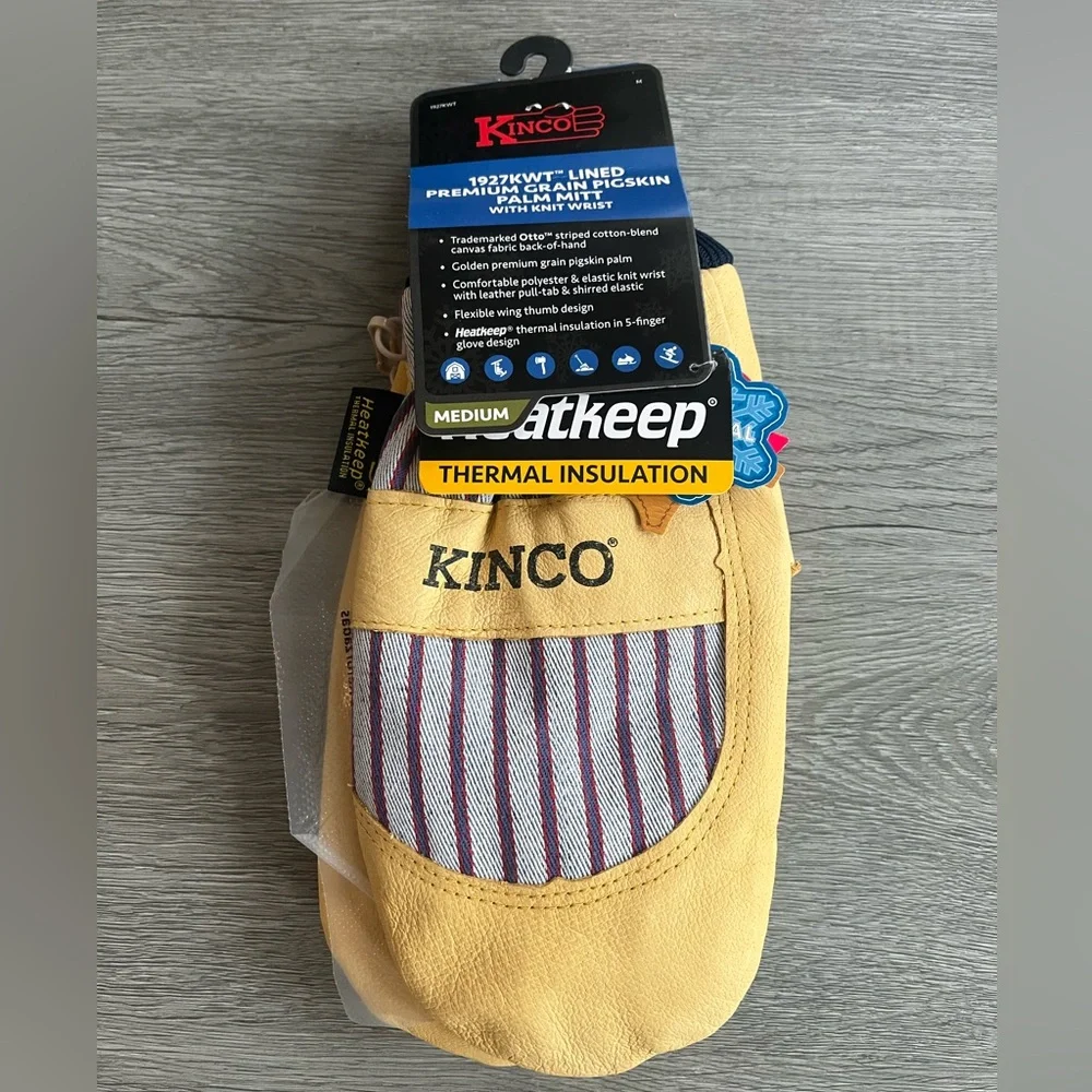 Kinco Thermal Pigskin Chopper Mittens 1927KWT size M
